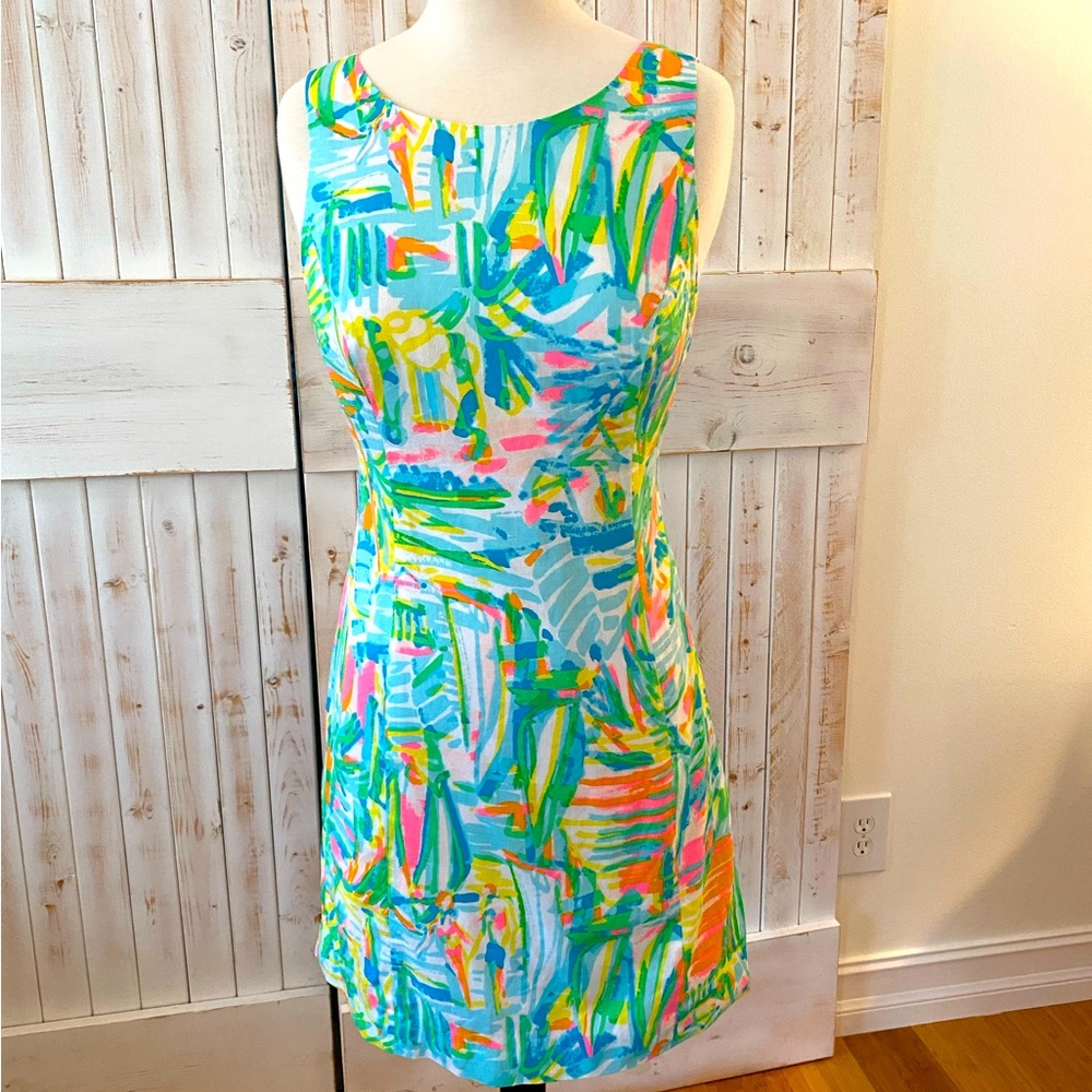 Lilly Pulitzer summer tie back dress size 4 EUC